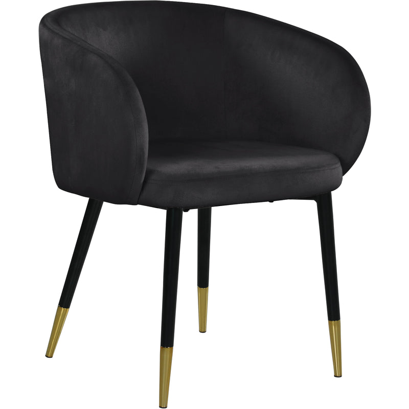 Meridian Louise Dining Chair 733Black-C IMAGE 1