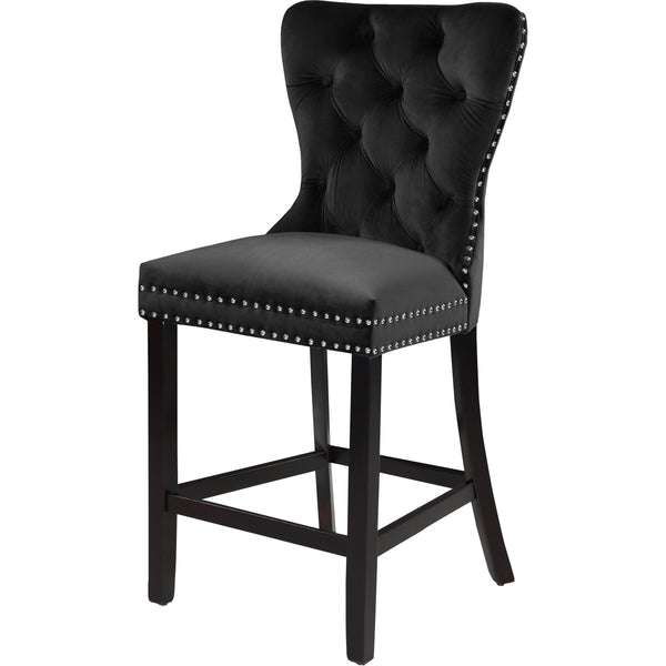 Meridian Nikki Counter Height Stool 741Black-C IMAGE 1