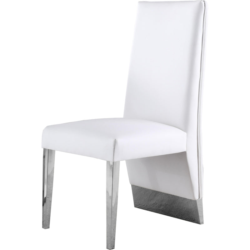 Meridian Porsha Dining Chair 750White-C IMAGE 1