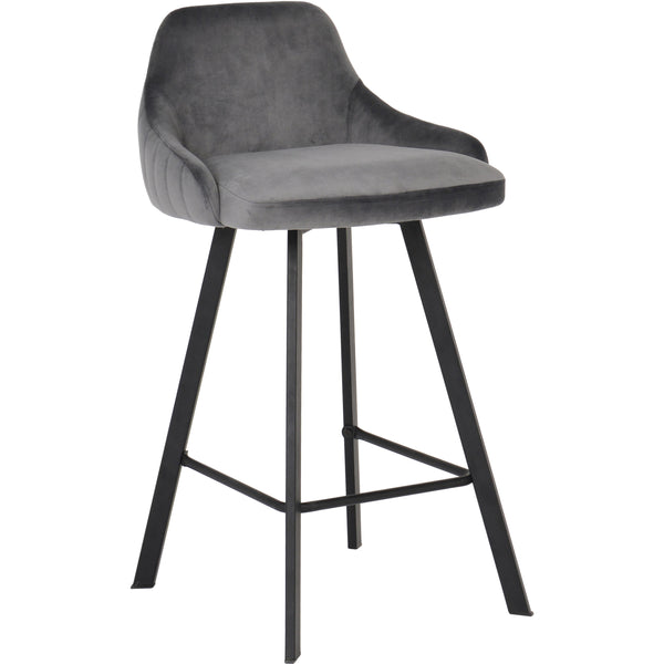 Meridian Viviene Counter Height Stool 761Grey IMAGE 1