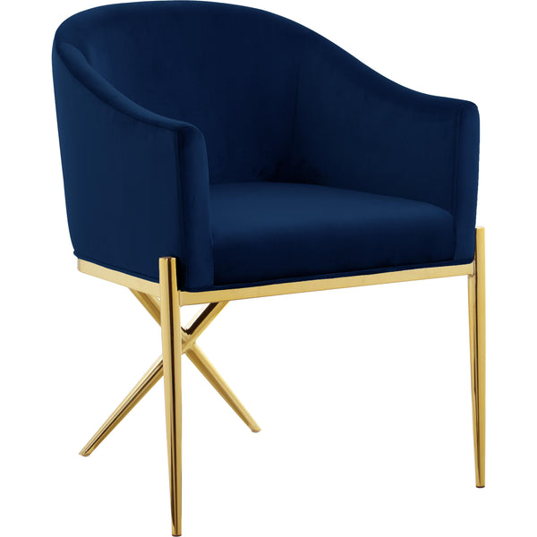 Meridian Xavier Dining Chair 763Navy-C IMAGE 1