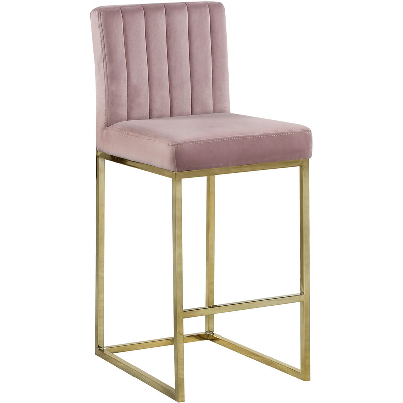 Meridian Giselle Counter Height Stool 781Pink-C IMAGE 1