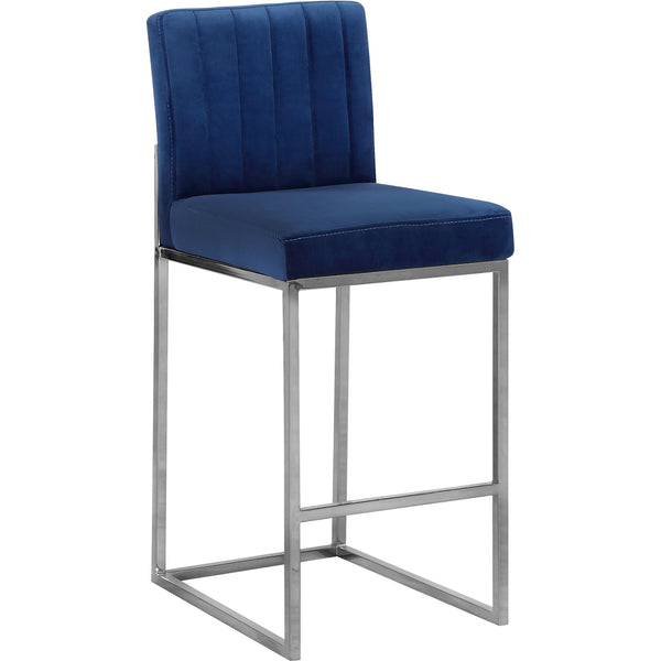 Meridian Giselle Counter Height Stool 782Navy-C IMAGE 1