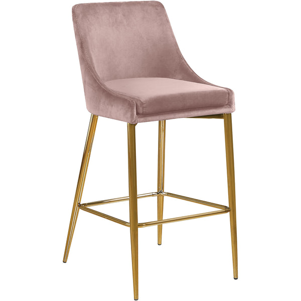 Meridian Karina Counter Height Stool 789Pink-C IMAGE 1