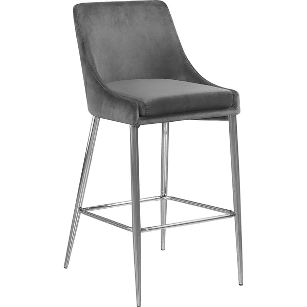 Meridian Karina Counter Height Stool 790Grey-C IMAGE 1