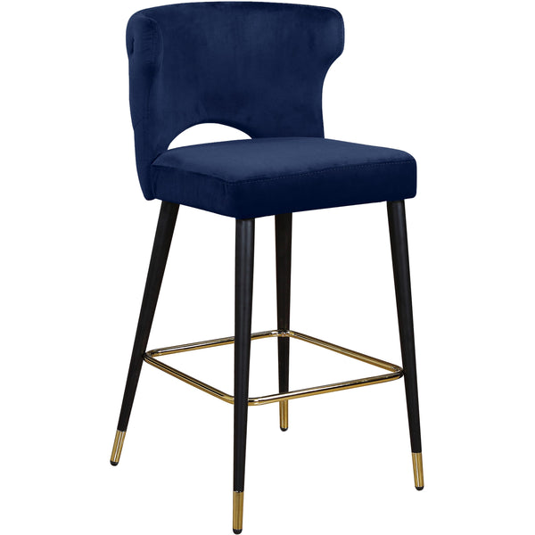 Meridian Kelly Counter Height Stool 791Navy-C IMAGE 1