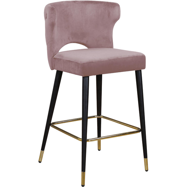 Meridian Kelly Counter Height Stool 791Pink-C IMAGE 1