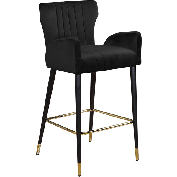 Meridian Luxe Counter Height Stool 792Black-C IMAGE 1