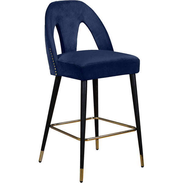 Meridian Akoya Counter Height Stool 795Navy-C IMAGE 1