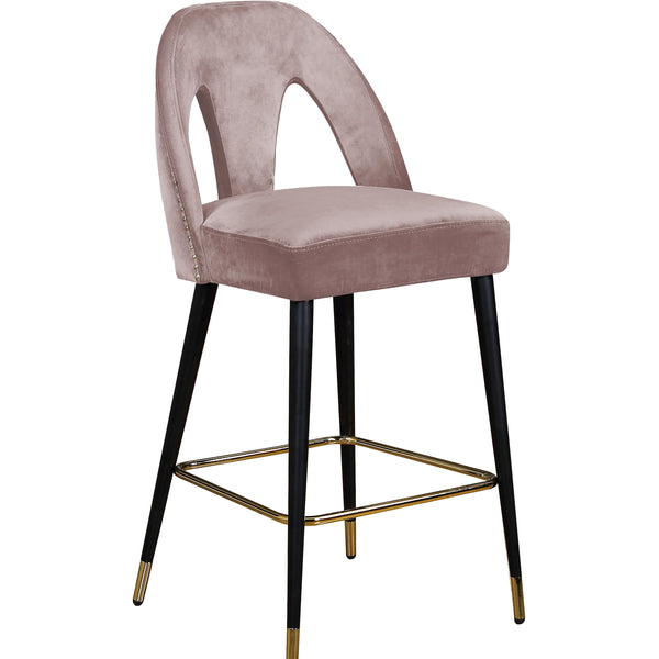 Meridian Akoya Counter Height Stool 795Pink-C IMAGE 1