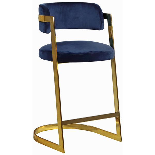 Meridian Stephanie Counter Height Stool 796Navy-C IMAGE 1