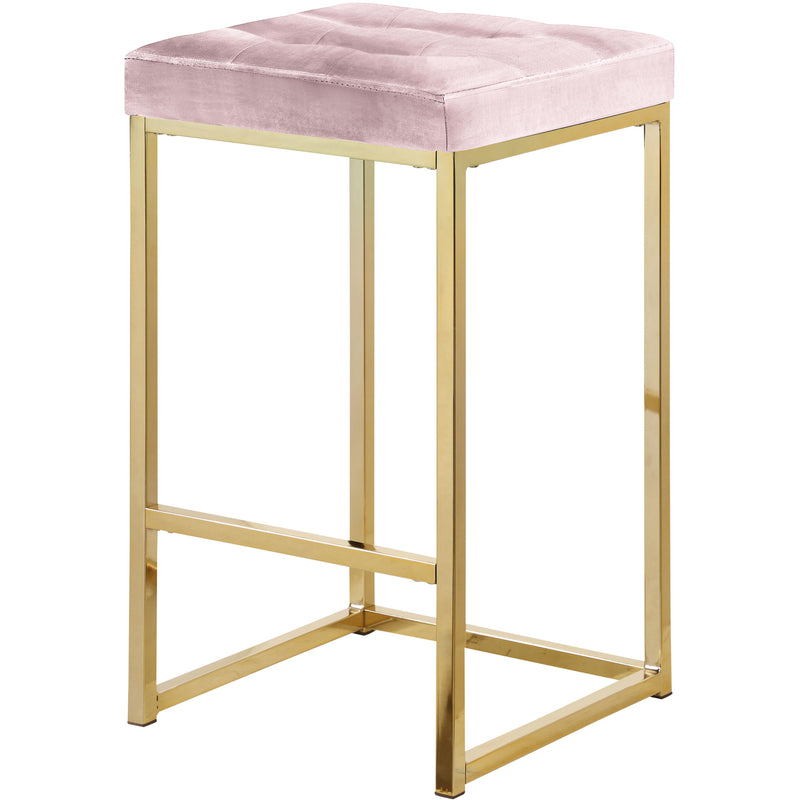 Meridian Nicola Counter Height Stool 906Pink-C IMAGE 1