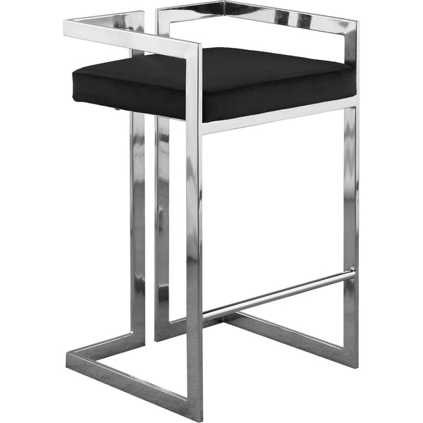 Meridian Ezra Counter Height Stool 909Black-C IMAGE 1