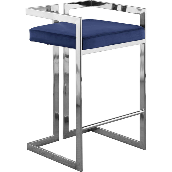 Meridian Ezra Counter Height Stool 909Navy-C IMAGE 1