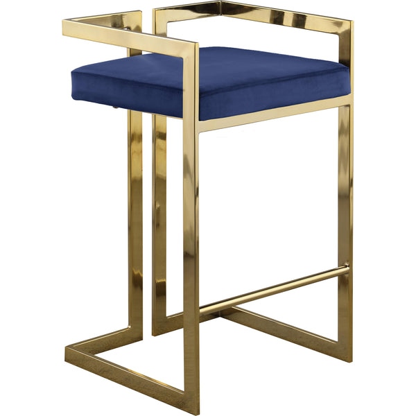 Meridian Ezra Counter Height Stool 912Navy-C IMAGE 1