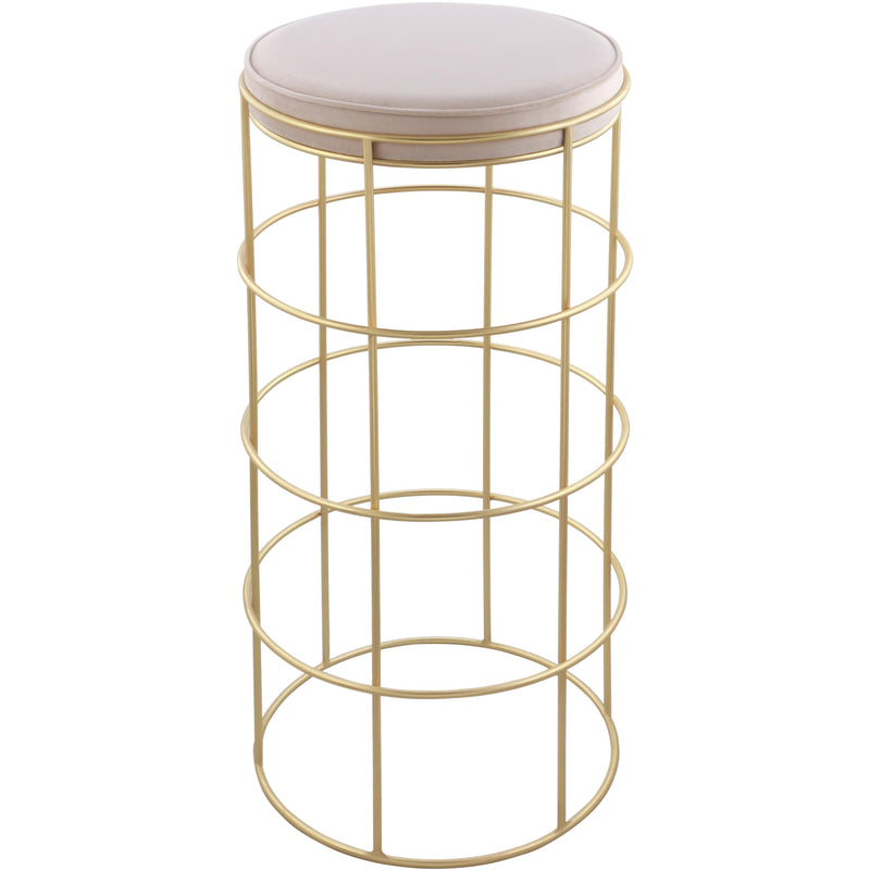 Meridian Rebar Pub Height Stool 941Cream-C IMAGE 1