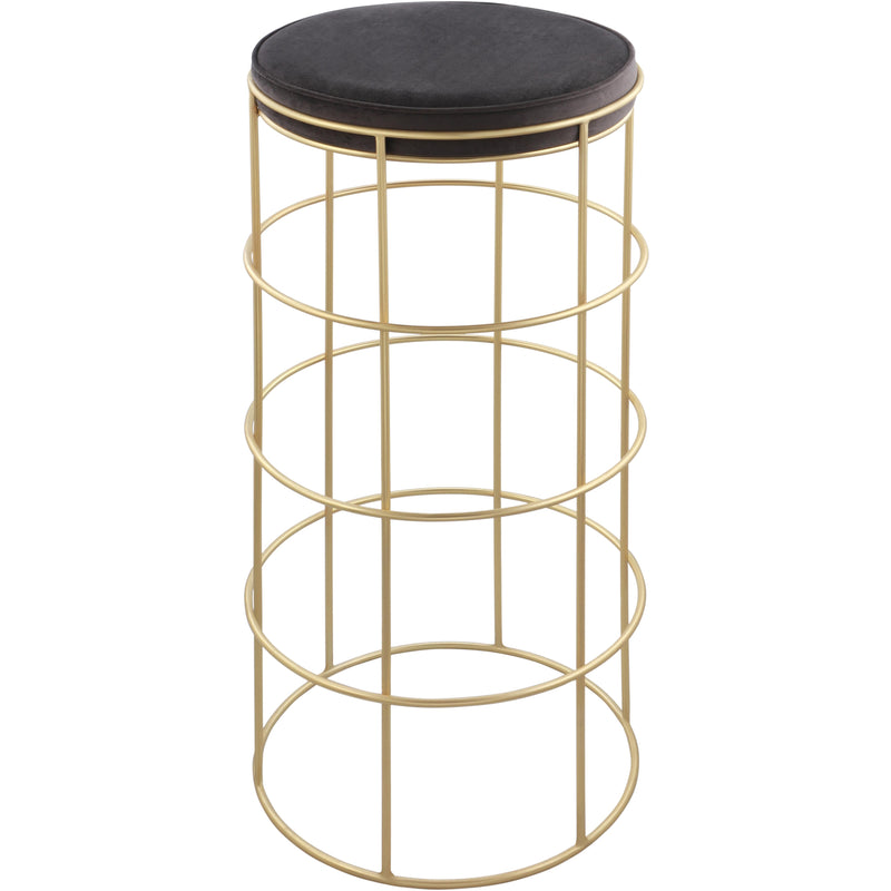 Meridian Rebar Pub Height Stool 941Grey-C IMAGE 1