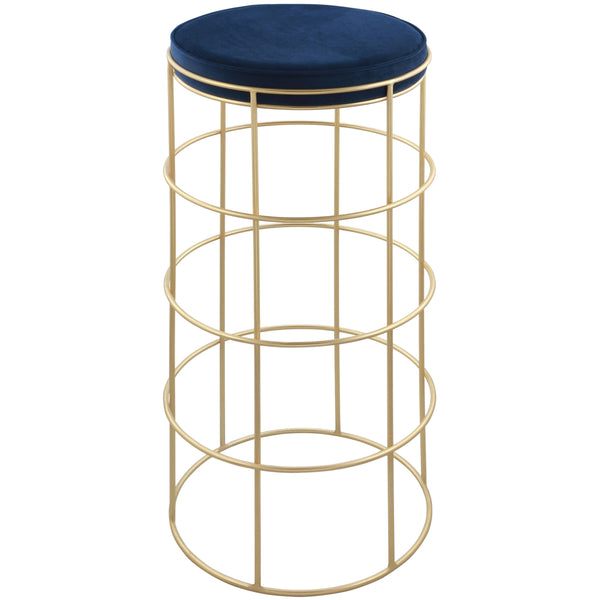 Meridian Rebar Pub Height Stool 941Navy-C IMAGE 1