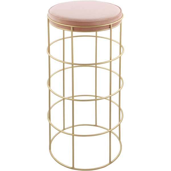 Meridian Rebar Pub Height Stool 941Pink-C IMAGE 1