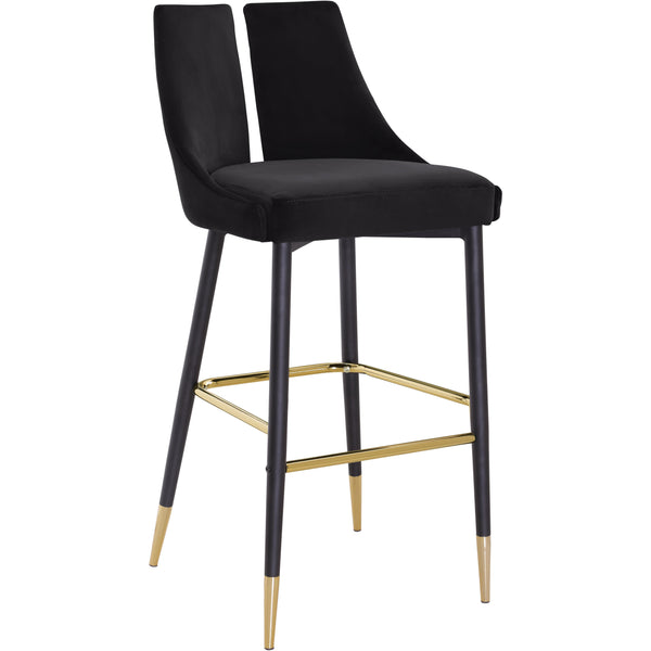 Meridian Sleek Pub Height Stool 960Black-C IMAGE 1