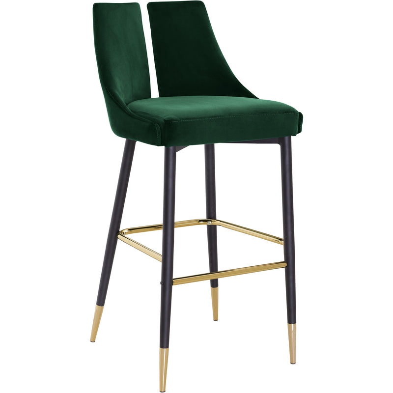 Meridian Sleek Pub Height Stool 960Green-C IMAGE 1