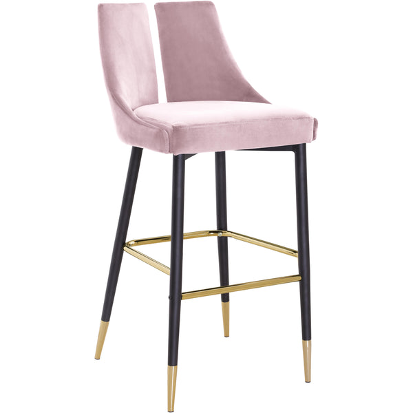 Meridian Sleek Pub Height Stool 960Pink-C IMAGE 1