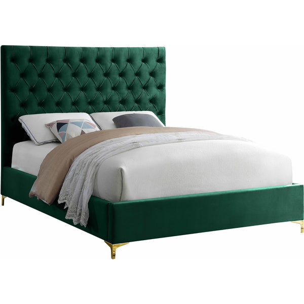 Meridian Cruz Full Upholstered Platform Bed CruzGreen-F IMAGE 1