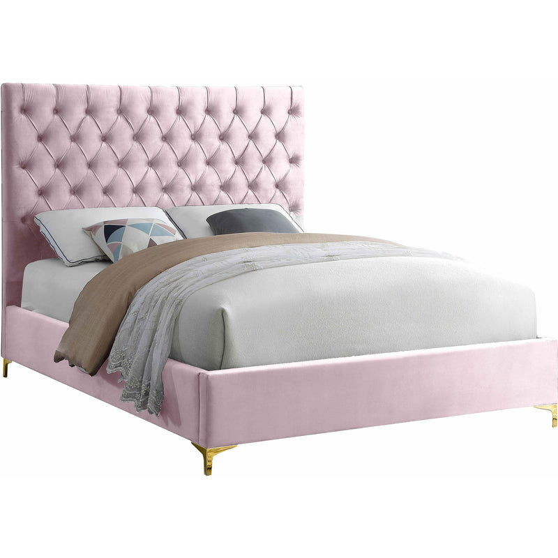 Meridian Cruz King Upholstered Platform Bed CruzPink-K IMAGE 1