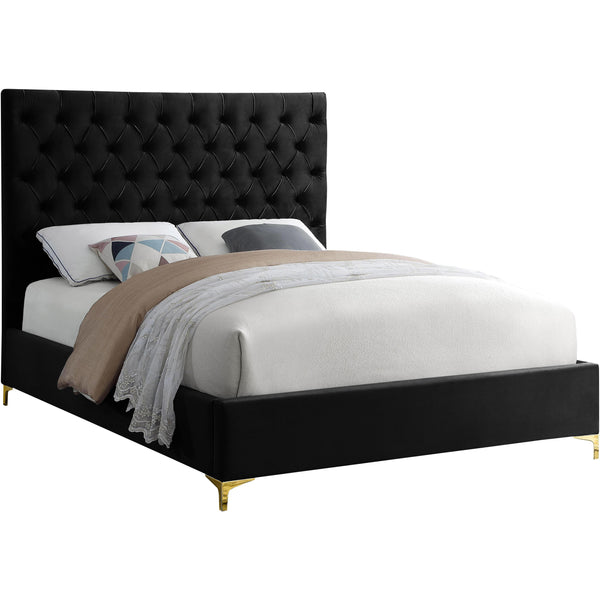 Meridian Cruz Queen Upholstered Platform Bed CruzBlack-Q IMAGE 1