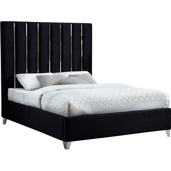 Meridian Enzo King Upholstered Platform Bed EnzoBlack-K IMAGE 1