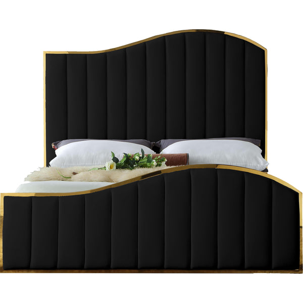 Meridian Jolie King Upholstered Platform Bed JolieBlack-K IMAGE 1