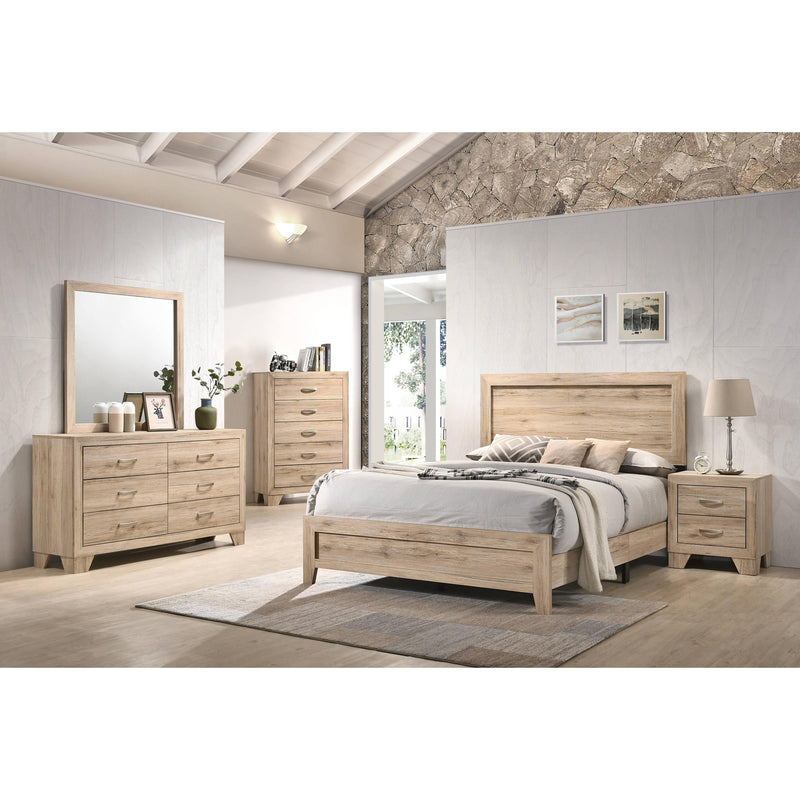 Acme Furniture Miquell King Upholstered Panel Bed 28037EK IMAGE 5