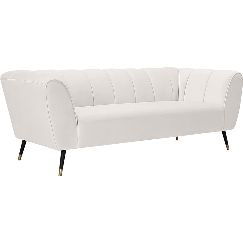 Meridian Beaumont Stationary Fabric Sofa 626Cream-S IMAGE 1