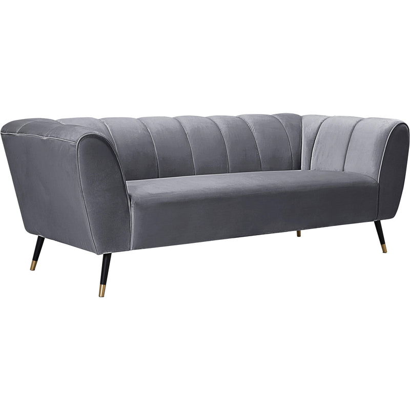 Meridian Beaumont Stationary Fabric Sofa 626Grey-S IMAGE 1