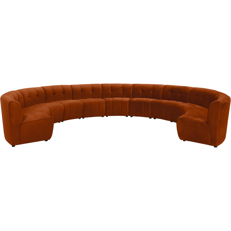 Meridian Limitless Fabric 11 pc Sectional 645Cognac-11PC IMAGE 1