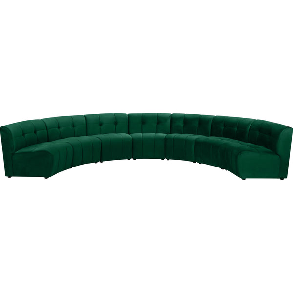 Meridian Limitless Fabric 7 pc Sectional 645Green-7PC IMAGE 1