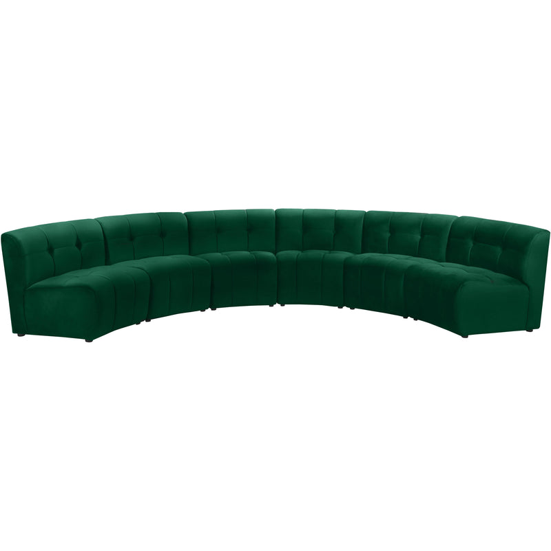 Meridian Limitless Fabric 6 pc Sectional 645Green-6PC IMAGE 1