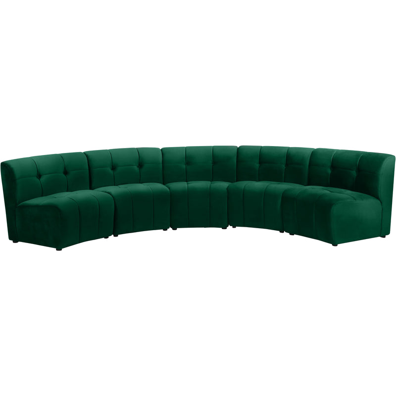 Meridian Limitless Fabric 5 pc Sectional 645Green-5PC IMAGE 1