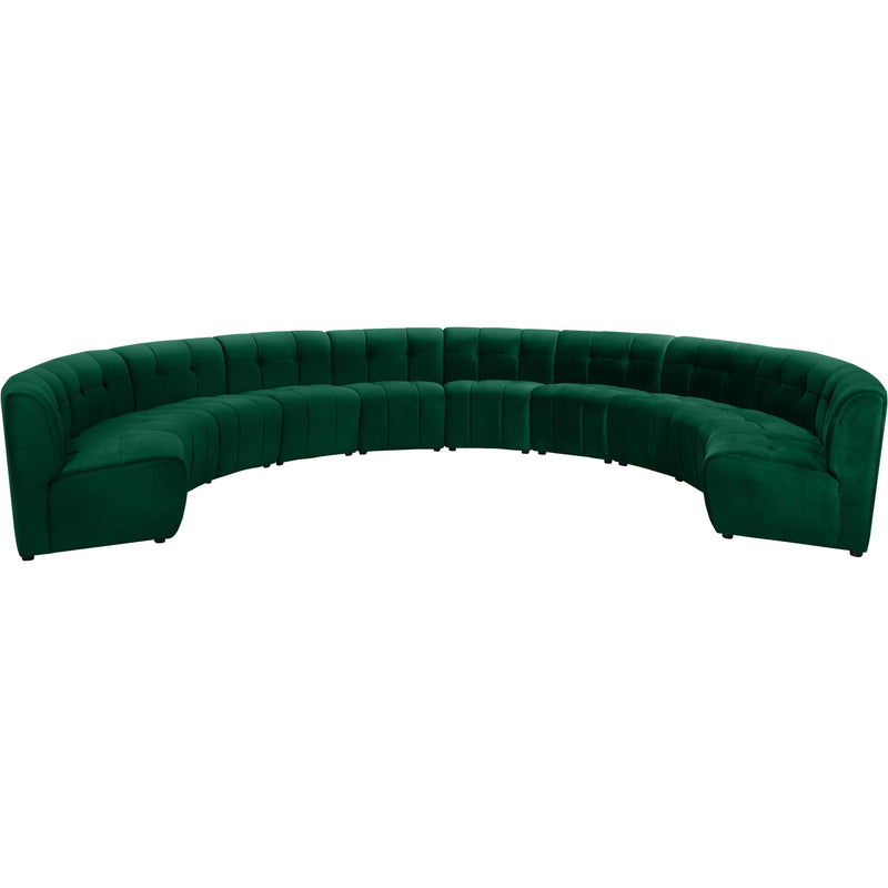 Meridian Limitless Fabric 10 pc Sectional 645Green-10PC IMAGE 1