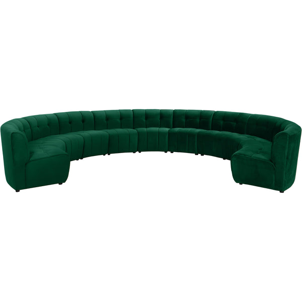 Meridian Limitless Fabric 11 pc Sectional 645Green-11PC IMAGE 1