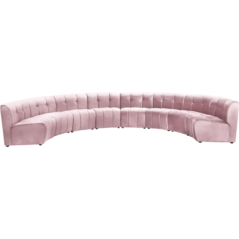 Meridian Limitless Fabric 8 pc Sectional 645Pink-8PC IMAGE 1