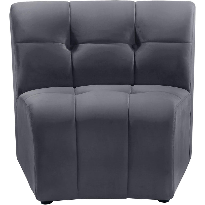 Meridian Limitless Stationary Fabric Chair 645Grey-C IMAGE 1