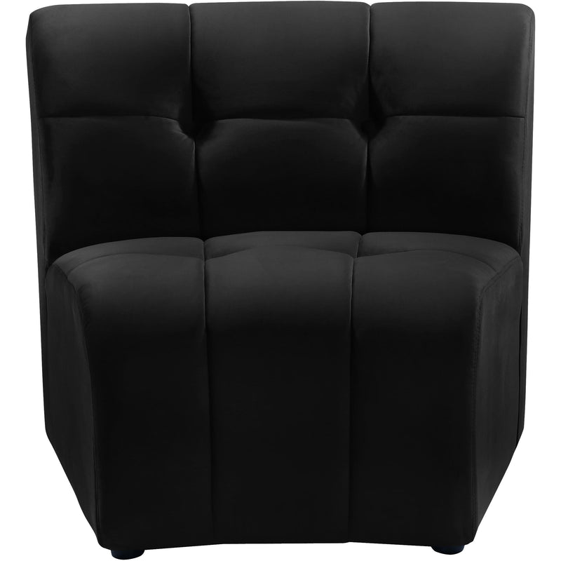 Meridian Limitless Stationary Fabric Chair 645Black-C IMAGE 1