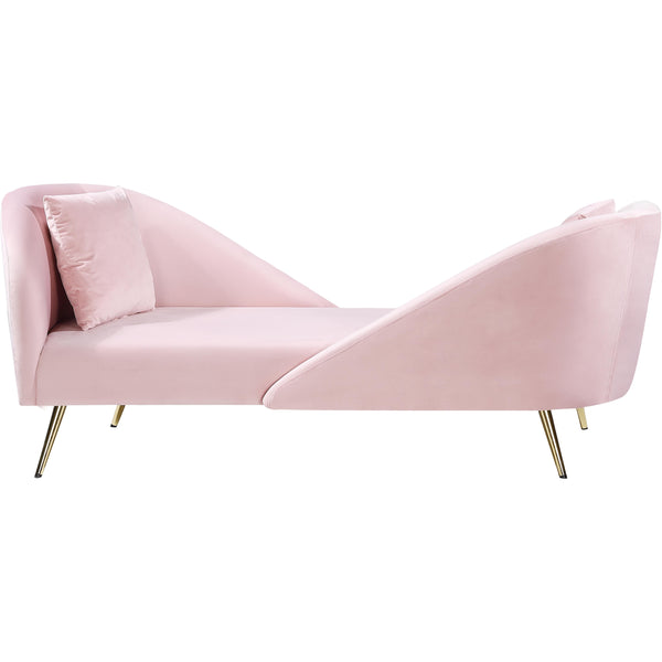 Meridian Nolan Fabric Chaise 656Pink-Chaise IMAGE 1