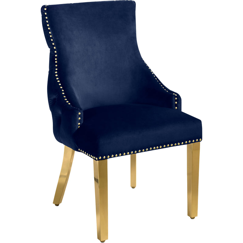 Meridian Tuft Dining Chair 730Navy-C IMAGE 1