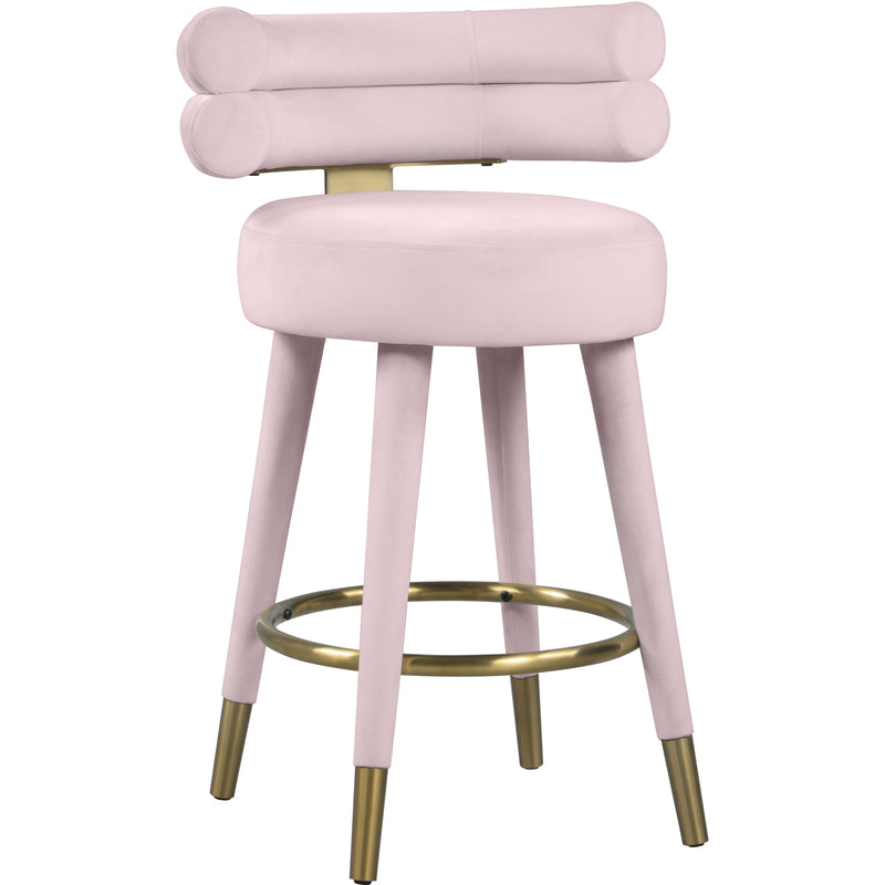 Meridian Fitzroy Counter Height Stool 798Pink-C IMAGE 1