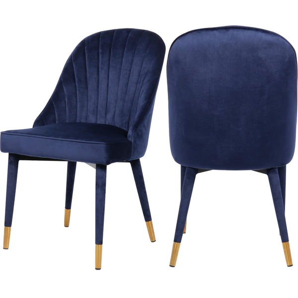 Meridian Belle Dining Chair 811Navy-C IMAGE 1