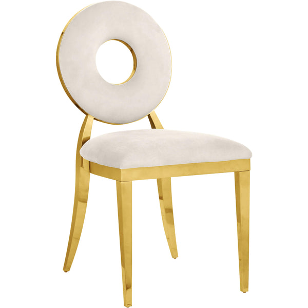 Meridian Carousel Dining Chair 858Cream-C IMAGE 1