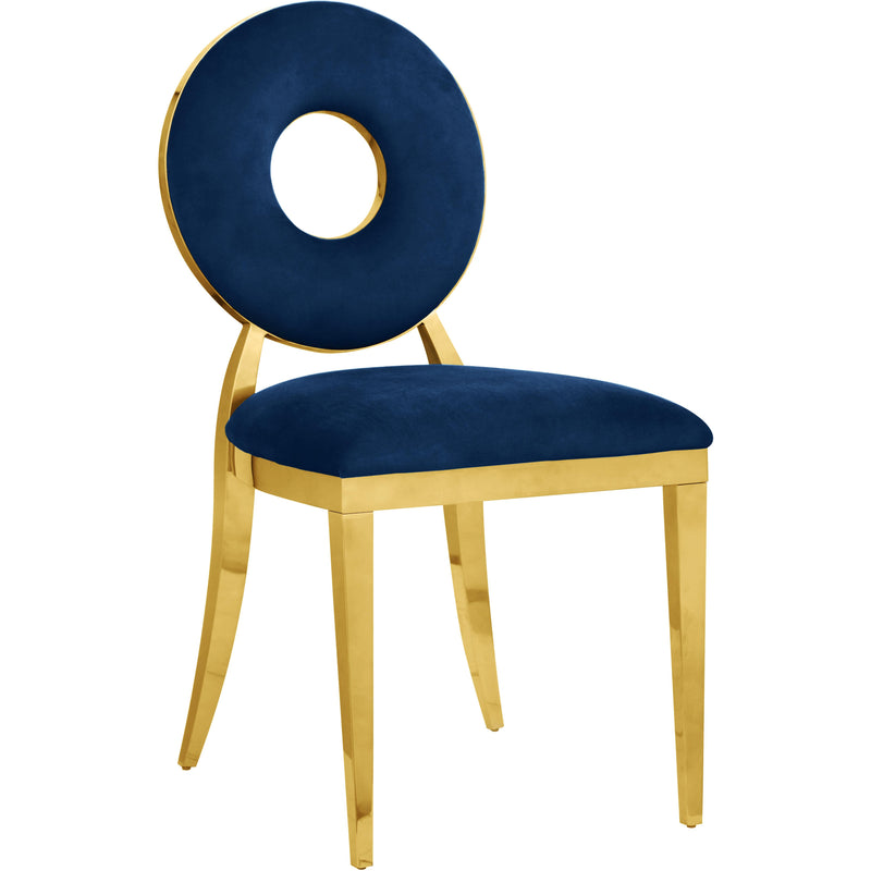 Meridian Carousel Dining Chair 858Navy-C IMAGE 1