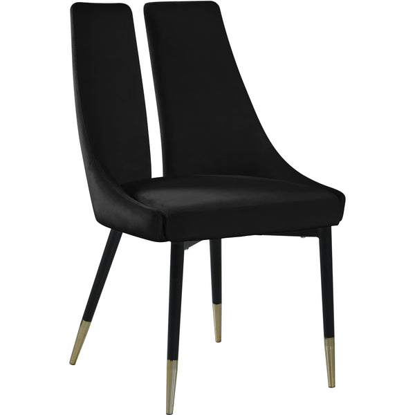 Meridian Sleek Dining Chair 944Black-C IMAGE 1